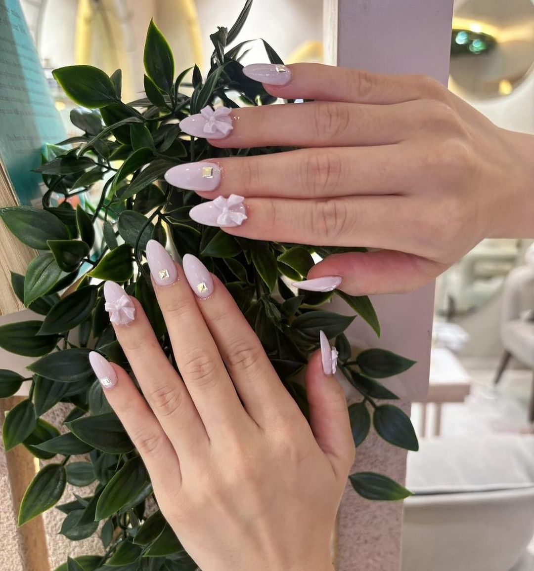 Adorable Nail Art Design at Bellissimo Nail Studio - Sparkling Shades for Clients