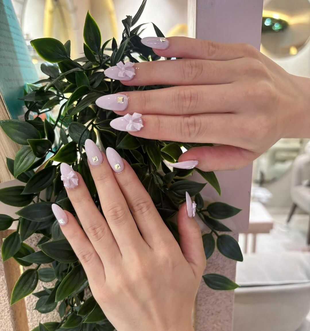 Adorable Nail Art Design at Bellissimo Nail Studio - Sparkling Shades for Clients