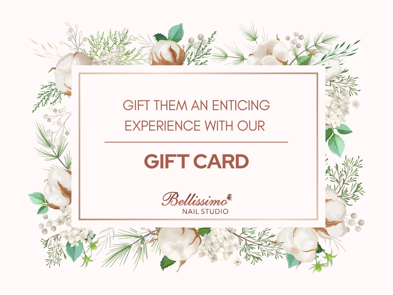 Bellissimo Nail Studio Gift Card — gift an enticing experience